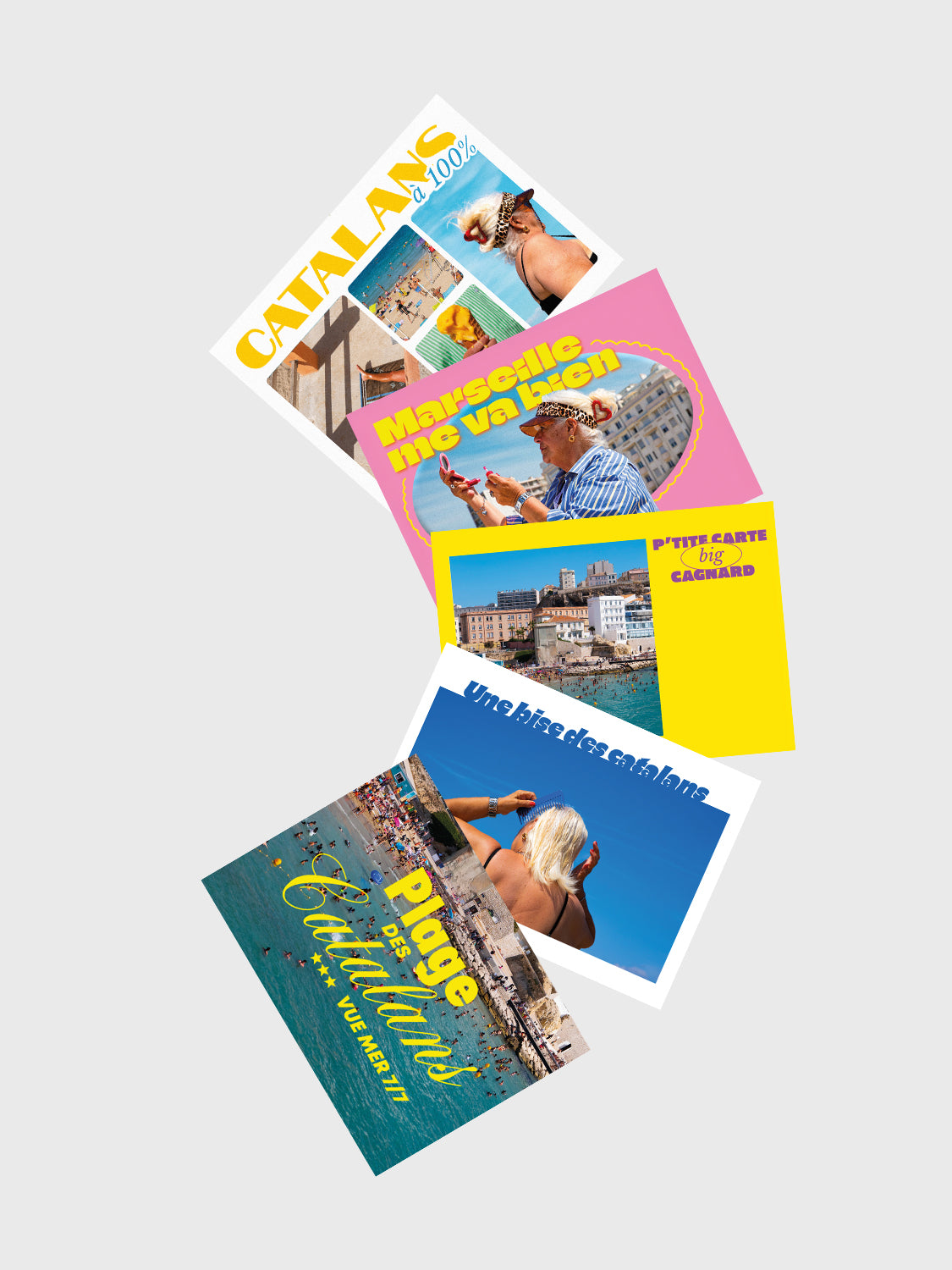 Lot 10x Carte postale 100% CHAUD CAGNARD Studio x Vacances Permanentes