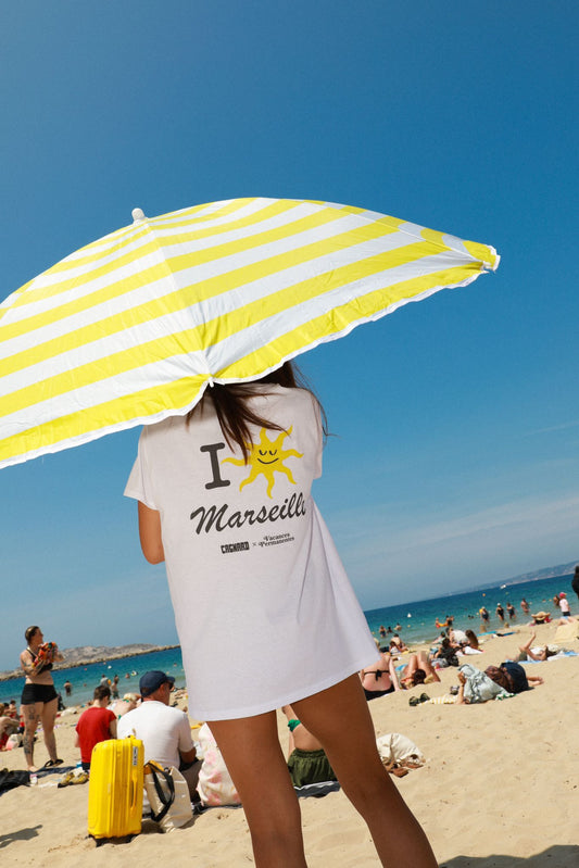 Tshirt I <3 Marseille / Cagnard x Vacances Permanentes